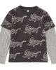 Tea Collection Tea Collection Printed Layered Sleeve Tee - 1