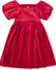 Tea Collection Tea Collection Puff Shoulder Velour Dress - 1
