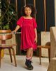 Tea Collection Tea Collection Puff Shoulder Velour Dress - 4