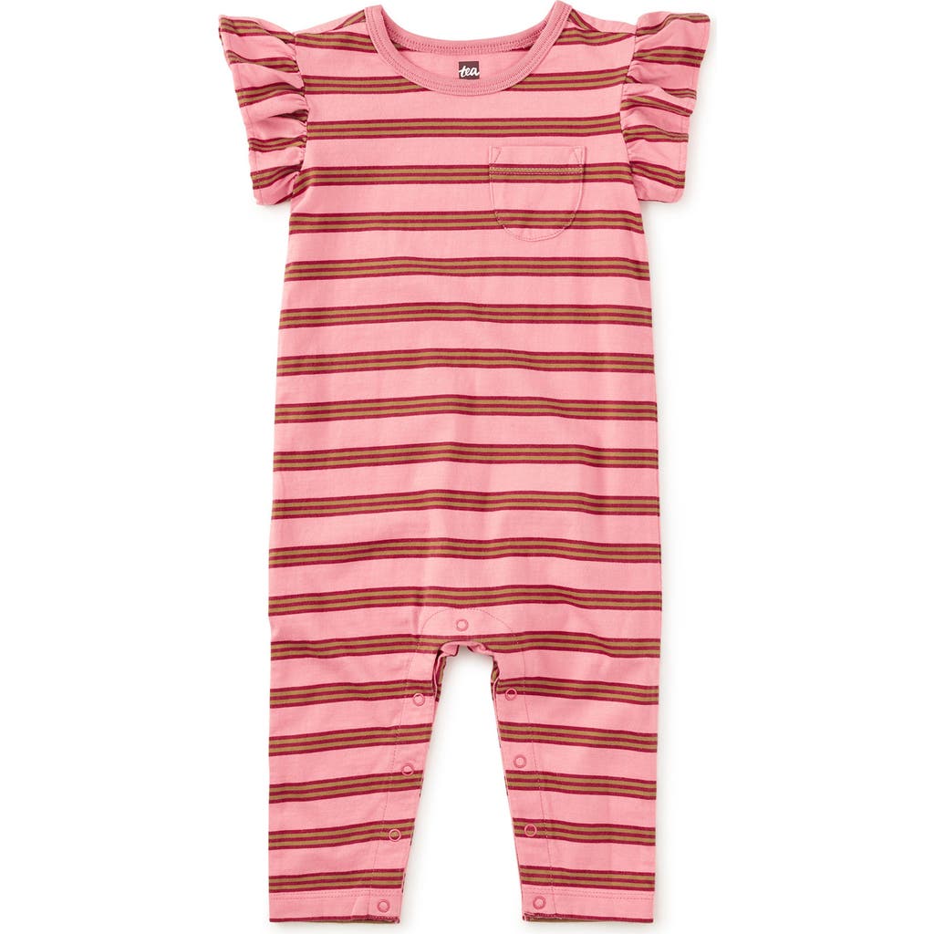 Tea Collection Tea Collection Ruffle Sleeve Baby Romper