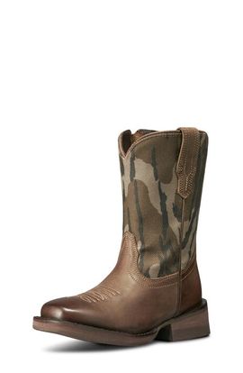 Tecovas Kids' Tecovas x Mossy Oak Doc Cowboy Boot