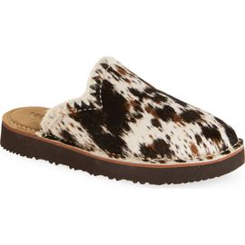 Tecovas Tecovas The Olivia Brown Genuine Shearling Lined Mule