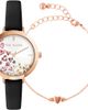 Ted Baker London Ted Baker London Ammy Hearts Leather Strap Watch & Bracelet Set, 34mm - 1