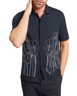 Ted Baker Ted Baker Actton Embroidered Floral Shirt