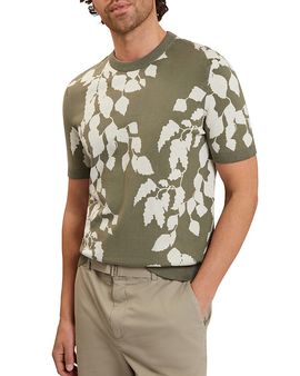 Ted Baker Ted Baker Alddat Leaf Print Crewneck T-Shirt