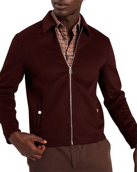 Ted Baker Ted Baker Antwrp Splitable Wool Blend Harrington Jacket