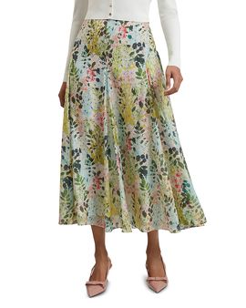 Ted Baker Ted Baker Azulla Seam Detailing Midi Skirt