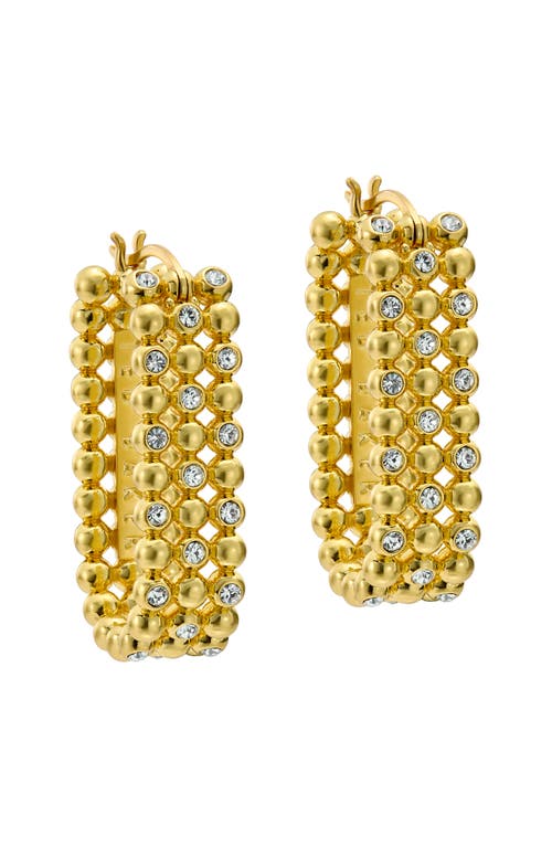 Ted Baker Ted Baker Bollie Crystal Bobble Hoop Earrings