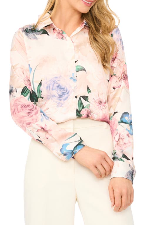 Ted Baker Ted Baker Casery Floral Georgette Button-Up Shirt