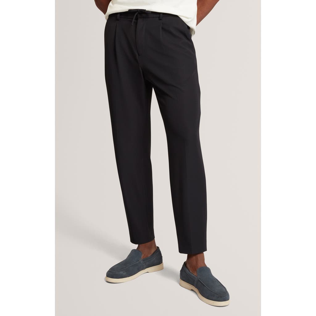 Ted Baker Ted Baker Cialdat Pleated Straight Leg Drawstring Pants