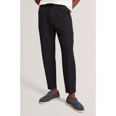 Ted Baker Ted Baker Cialdat Pleated Straight Leg Drawstring Pants