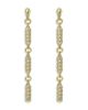 Ted Baker Ted Baker Corinne Cosmic Crystal Gold Tone Drop Earrings, 1.9L - 1