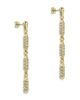 Ted Baker Ted Baker Corinne Cosmic Crystal Gold Tone Drop Earrings, 1.9L - 2