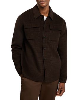Ted Baker Ted Baker Dortmun Splitable Wool Blend Trucker Overshirt