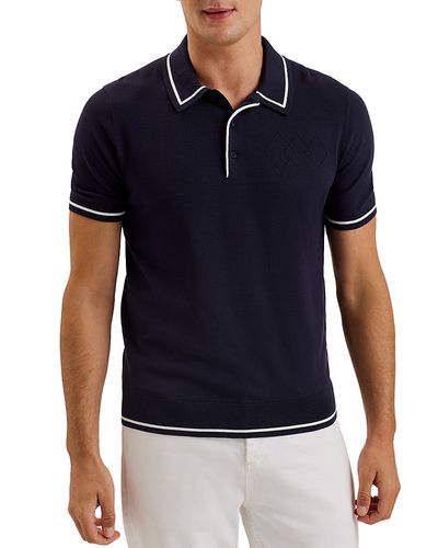 Ted Baker Ted Baker Dunow Pointelle Polo Shirt