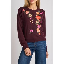 Ted Baker Ted Baker Elain Flowers Embroidered Cardigan