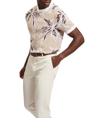 Ted Baker Ted Baker Ezrra Knit Leaf T-Shirt