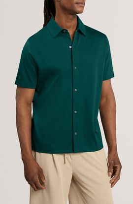 Ted Baker Ted Baker Fillipp Short Sleeve Cotton Shirt