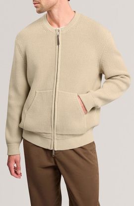 Ted Baker Ted Baker Fontain Ribbed Bomber Cardigan