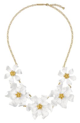 Ted Baker Ted Baker Fulla Furled Flower Enamel Charm Necklace