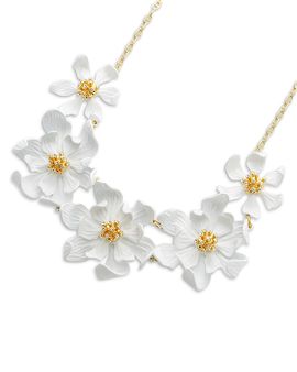 Ted Baker Ted Baker Fulla Furled Flower Enamel Necklace, 15.74