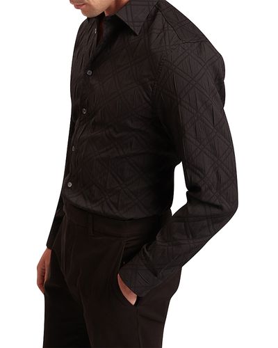 Ted Baker Ted Baker Fynran Crinkled Long Sleeve Button Front Shirt