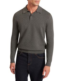 Ted Baker Ted Baker Gaten Long Sleeve T Stitch Sweater Polo