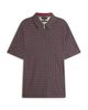 Ted Baker Ted Baker Grae Short Sleeve Geo Jacquard Zip Neck Polo - 4