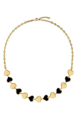 Ted Baker Ted Baker Halston Enamel Heart Chain Necklace