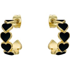 Ted Baker Ted Baker Hannah Enamel Heart Hoop Earrings