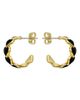 Ted Baker Ted Baker Hannah Enamel Heart Hoop Earrings - 3