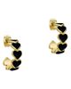 Ted Baker Ted Baker Hannah Enamel Heart Hoop Earrings - 5