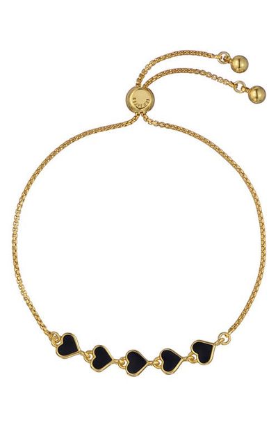 Ted Baker Ted Baker Harriet Enamel Heart Adjustable Bracelet