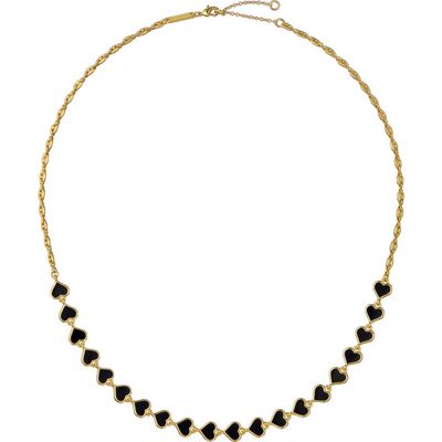 Ted Baker Ted Baker Hazel Enamel Heart Chain Necklace