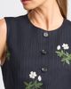 Ted Baker Ted Baker Jace Embroidered Pinstripe Dress - 3