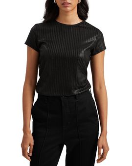 Ted Baker Ted Baker Katrino Metallic Rib Knit Tee