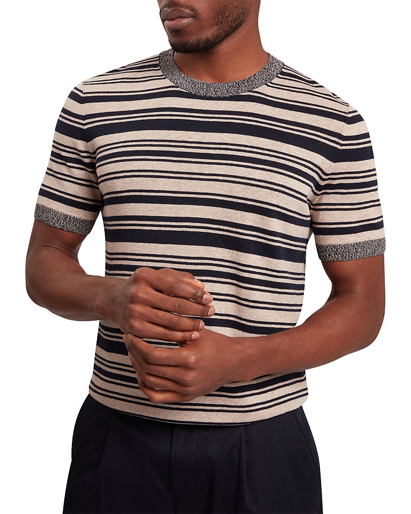 Ted Baker Ted Baker Linen Blend Stripe Knitted Tee