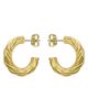 Ted Baker Ted Baker Melanie Twisted Hoop Earrings - 3