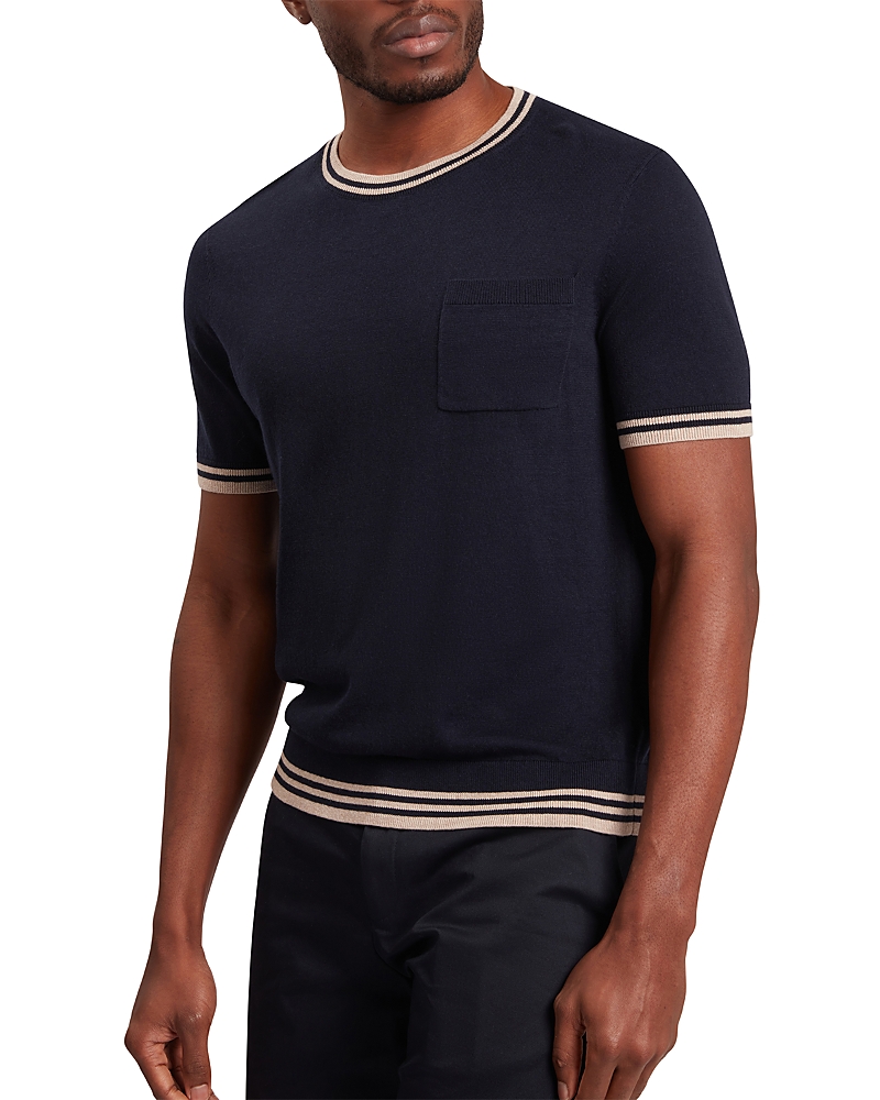 Ted Baker Ted Baker Melop Short Sleeve Linen Blend Tee