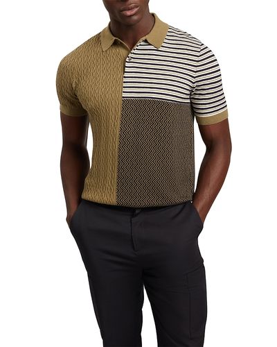 Ted Baker Ted Baker Minsta Color Blocked Polo Shirt
