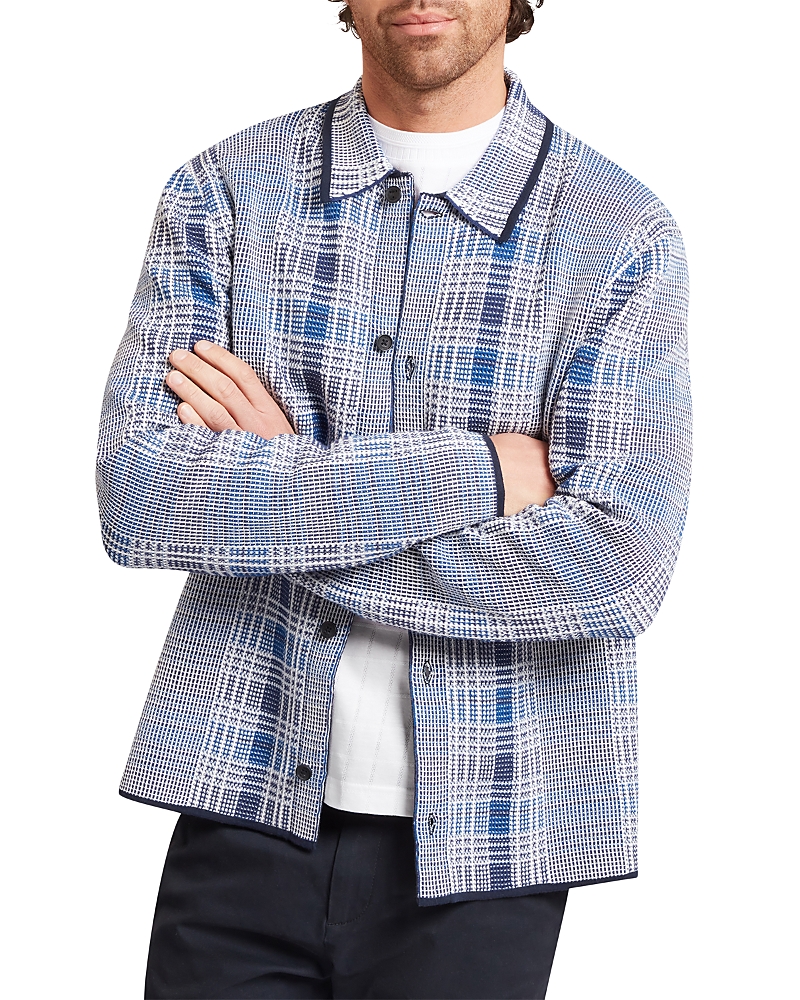 Ted Baker Ted Baker Mosens Check Stitch Button Jacket