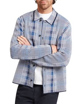Ted Baker Ted Baker Mosens Check Stitch Button Jacket