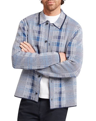 Ted Baker Ted Baker Mosens Check Stitch Button Jacket