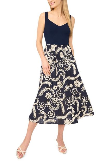 Ted Baker Ted Baker Nicole Embroidered Detail Midi Dress