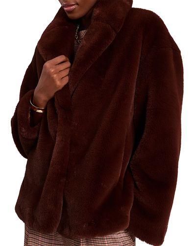 Ted Baker Ted Baker Norinaa Faux Fur Coat