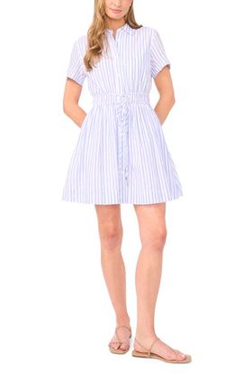 Ted Baker Ted Baker Prentiss Tie Waist Cotton Mini Shirtdress