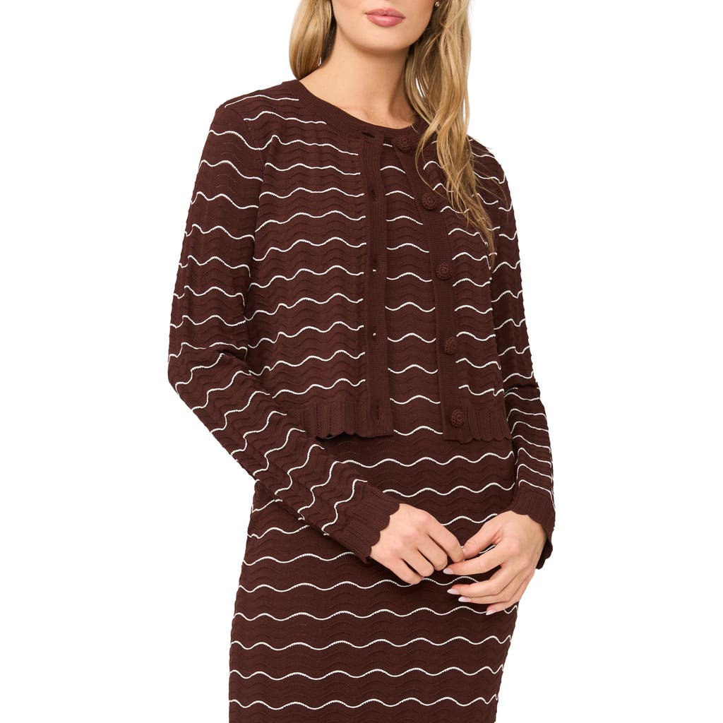 Ted Baker Ted Baker Sherry Ripple Scallop Cardigan