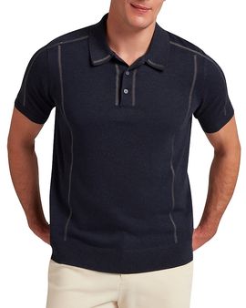 Ted Baker Ted Baker Telle Topstitched Polo Shirt