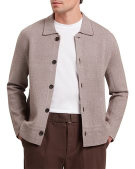 Ted Baker Ted Baker Thimon Herringbone Cardigan Jacket