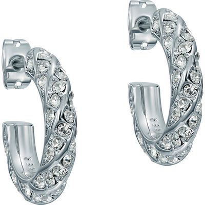 Ted Baker Ted Baker Toni Crystal Twist Hoop Earrings